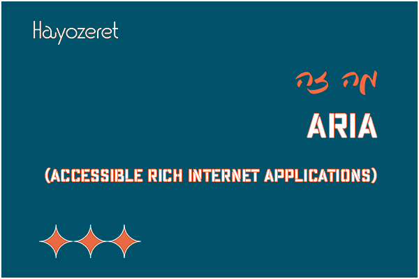 מה זה ARIA?